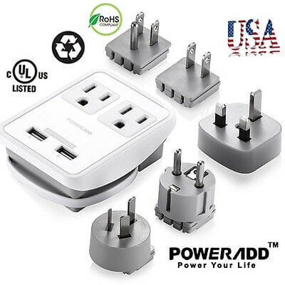 Universal Travel Adapter International Power Adapter Worldwide AC Outlet Plugs Adapters for Europe US UK AU Asia Black Travel Adapter Universal Travel Adapter International Power Adapter Worldwide AC Outlet Plugs Adapters for Europe US UK AU Asia Black Travel Adapter